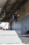 Nate Brown flipping (he tied for Second Place with his brother Jordan Brown). Photo: Cezaryna