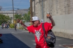 "I thought I told ya!" Johnny Roughneck gets hyped. Photo: Cezaryna