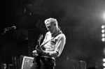 Neon Trees' Chris Allen playing a guitar solo. Photo: Gilbert Cisneros