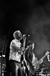 Tyler Glenn and Branden Campbell playing material off the new Neon Trees album, Pop Psychology. Photo: Gilbert Cisneros