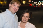 Matt and Jaime Kirby, first people in line for Ásgeir at The State Room in SLC. Photo: Logan Sorenson