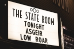 The State Room's marquee, telling every passerby where they should be. Photo: Logan Sorenson