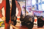 Swag Bags with nifty Jed's Barber Shop trucker hats available at the event, provided by Jed Beal. Photo: Lmsorenson.net