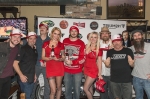 Sponsors from Harrison Eurosports, x96 and contestants pose with the Budweiser gals. Photo: Lmsorenson.net