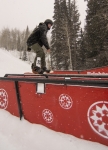 Jack Stevens slid his way to 3rd in the Men's 17 & Under Snow division. Photo: @_chriskiernan_ (IG)