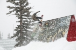Dillon Guenther getting on top of the wall ride. Photo: Cezaryna Dzawala