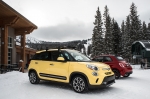 A couple of Ken Garff's Fiats on show in the calm before the storm. Photo: mikeybaratta.com