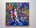 Caleb Weintraub Spooky Action at a Distance, 2014 Oil on canvas 70" x 72" Photo: Talyn Sherer
