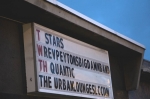Stars rules at the top of the marquee at Urban Lounge. Photo: @LMSorenson