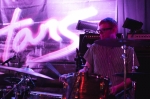 John Baldwin, drummer for Wild Moccasins at Urban Lounge. Photo: @LMSorenson
