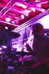 Drummer John Baldwin of Wild Moccasins. Photo: @LMSorenson