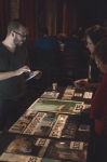Punch Brothers fans line up to get their merch inbetween sets. Photo: @Lmsorenson