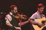Fiddle player Gabe Witcher and Guitarist Chris Eldridge of the Punch Brothers. Photo: @Lmsorenson