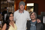 Andrea, Eddie, Justin snagging a beer before the show starts. Photo: @Lmsorenson