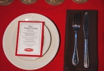 The plates were laid out for each diner as we were treated to an incredible meal, provided by chefs Victor Durant and Randy Morin. Photo: Talyn Sherer