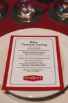 The Rêve Vertical Tasting menu showcases the perfect pairings that accompanied the beer on Monday night. Photo: Talyn Sherer