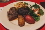 A full plate of food prepared by chefs Victor Durant and Randy Morin had me desperate for more by the time I finished my first serving. Photo: Talyn Sherer