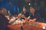 (L–R): Cade Lamoreaux, Issac Winter of Uinta Brewing and Tim Dolan toast to a successful night of enjoying great beer. Photo: Talyn Sherer