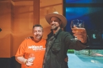 Cody Dangel and Bad Brad Wheeler of KRCL got their fair share of drinks on Monday night. Photo: Talyn Sherer
