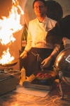 Chef Matt at Spencers gets crafty with some flames while cooking up the most amazing filet mignon I have ever had. Photo: Talyn Sherer