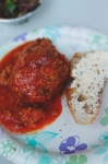 I was especially excited to see my favorite restaurant in SLC (Eva Small Plates) come out to to serve the rioja sauce served over local meatballs and country bread with manchego butter. Photo: Talyn Sherer