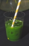 Mend Juicery gives us a healthy refreshment with this green veggie and fruit juice blend. Photo: Talyn Sherer
