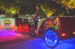 Salt City Cycle Cab was the perfect chauffeur to take all the foodies to their next destination throughout the night, especially if you needed the DD after a few beer and wine pairings. Photo: Talyn Sherer