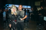 (L–R): Candiede Stillwell and Todd Gardner pose wearing their "Vicious" themed clothing. Photo: Tyson Call