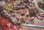 An array of meats and cheeses were offered to class up the place which paired well with a glass of wine. Photo: Talyn Sherer