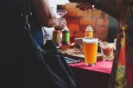 A perfectly golden beer site on the table tempting me from across the room. Photo: Talyn Sherer