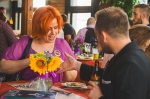Everybody was making new friends at Thursday night's event. Photo: Talyn Sherer