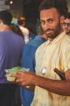 Bohemouh gets his drink on in style. Photo: Talyn Sherer