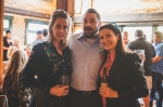 (L–R): Kate Wheadon of KRCL is joined by Alex Woodruff and SLUG editor Angela Brown. Photo: Talyn Sherer
