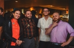 (L–R): SLUG editor Angela Brown poses with her dedicated and awesome SLUG crew Alex Ortega, Christian Schultz and Henry Glasheen. Photo: Talyn Sherer