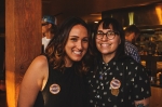 (L–R): Cheyenne Sandler and Sarena Boyd of Taveen Jewelry shared in their love for all things Farmers Market. Photo: Talyn Sherer