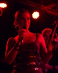 Rachel Jensen, Master of Ceremonies at Day 2 of CrucialFest. Photo: Mike Lehmann
