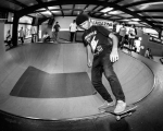 Dominic Starley – rock fakie. Photo: Weston Colton