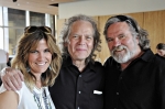 Ashley Hoopes and Pat Bagley pose for a shot with Steve Williams. Photo by Scott Frederick