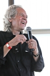 An appreciative Steve Williams says a few words after receiving his award. Photo by Scott Frederick