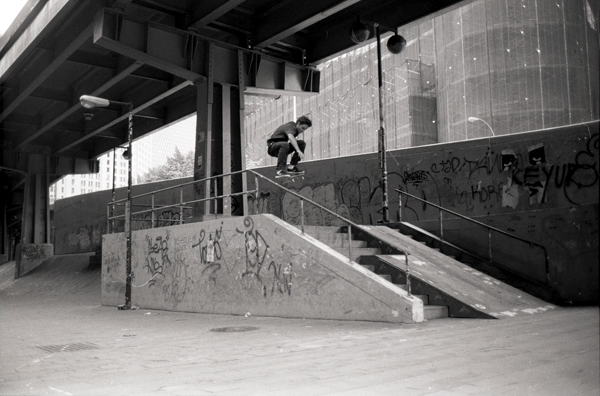 "Yes, I went to the Brooklyn Banks. If you go to New York to skateboard, it’s mandatory that you go there."