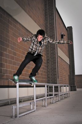 Everyone knows that a lot of the younger skateboarders today are progressing at a level beyond comprehension, and that’s exactly what drew me to Kevin Fedderson in the first place.