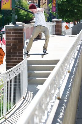 “I was out one day skating around, I kickfliped up a curb and this business dude was like ‘Hey do you want to do that kind of stuff in movies?’"