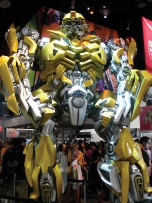 Life-size Bumblebee from Transformers 2.