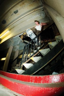 Keepin� it kryp in the crypt on a Odeus fiberlam deck, Frontboard, Kendall Johnson.