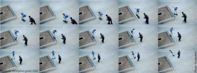 Backside Whirlybird grind, Fish