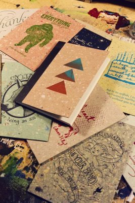 “I love making my own paper for projects—it gives me really unique paper for my cards and prints.”