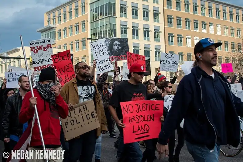 SLC to Ferguson: Utah Against Police Brutality Rally 11.29