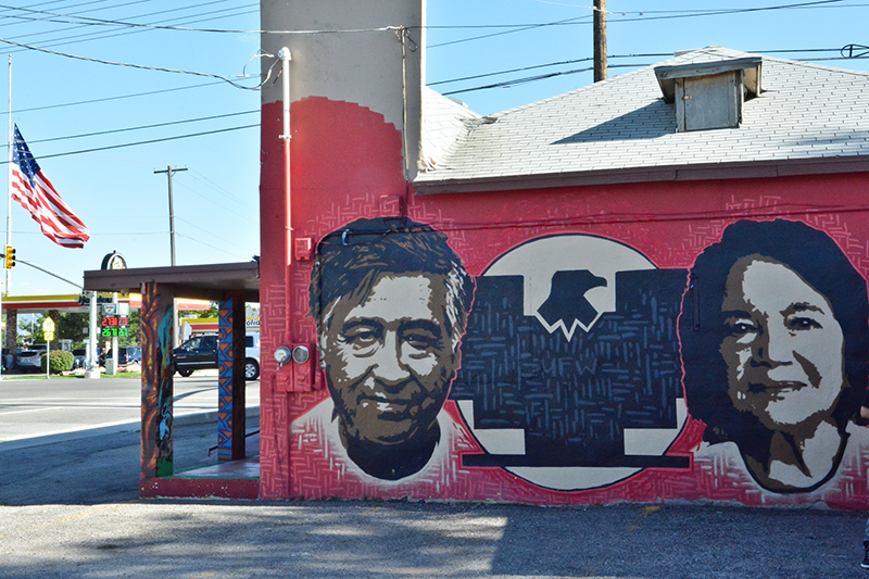 Vigil for the Cultural Murals at Taqueria Azteca de Oro