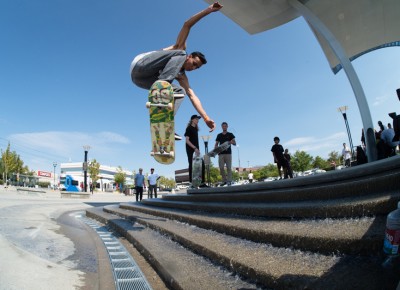 Brandon Aguayo, bigspin. Photo: Niels Jensen