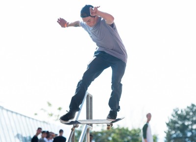 Colten Nevson, tailslide. Photo: Niels Jensen